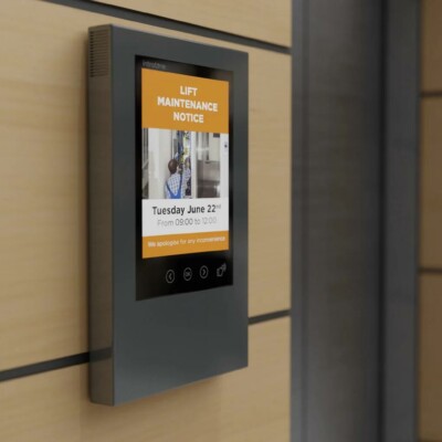 a digital information display